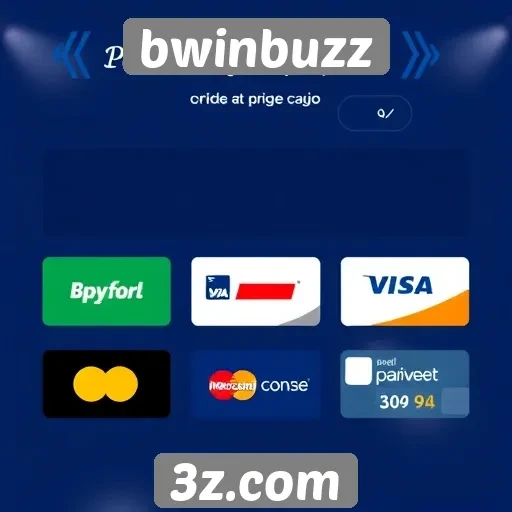 Exploração das opções de pagamento no bwinbuzz